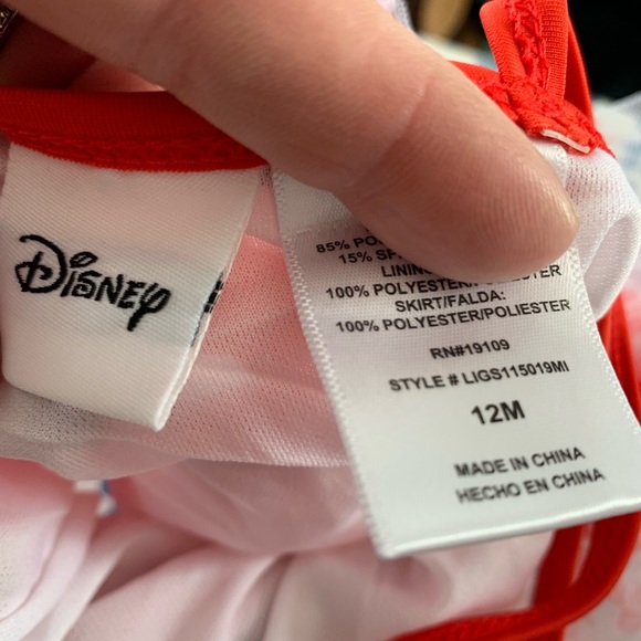 Disney Minnie Mouse Swimsuit 12 months EUC - Picture 5 of 5